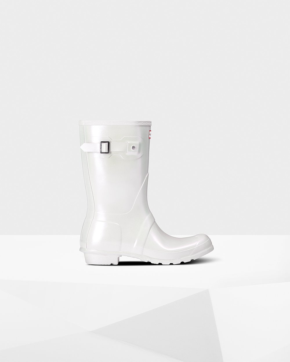 Hunter Mujer Original Nebula - Botas de Lluvia Plateadas - 608-NCSDRQ